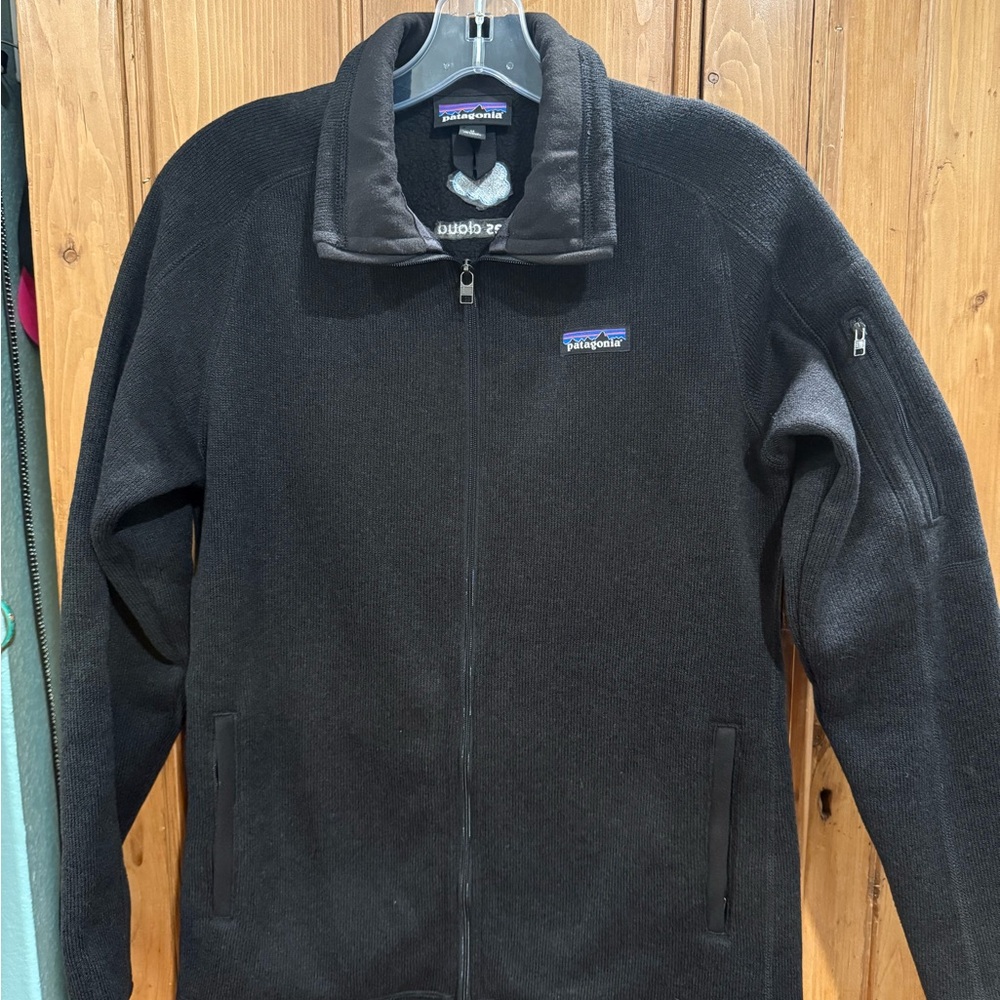 Patagonia Black Zip-Up Fleece Jacket
